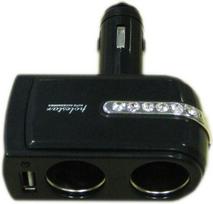 Skirstytuvas ALBURNUS St201, 2 lizdų, 1 USB jungtis
