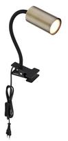 Kryptinis šviestuvas GLOBO Robby, GU10, 1x25W, 230V, su jung. 1,5m laidas, metalinis, matinės juodos
