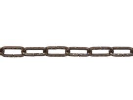 Dekoratyvinė grandinė POSAMO VAUKA, 1833/5,0mm, dengtas žalvario sluoksniu, juodintas plienas, 15 m