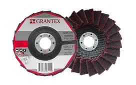 Šlifavimo diskas su veltiniu GRANTEX, 125x22 mm, šiurkštus