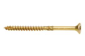 Konstrukcinis medsraigtis ROBUS, 8 x 300/100 mm, įleidžiama galva, cinkuotas, 1 vnt. TORX40