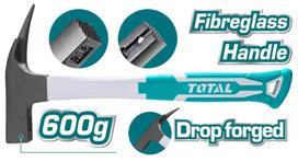 Stogininko plaktukas stiklo pluošto rankena TOTAL, 600 g, magnetas, THTRH6006