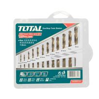 Grąžtų rinkinys TOTAL, metalui, 12 vnt. HSS, (2-8 mm), TACSD0125