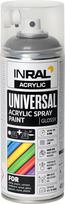 Aerozoliniai dažai INRAL ACRYLIC UNIVERSAL, 400 ml, pilka, blizgi, RAL7046