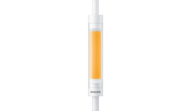 LED lempa PHILIPS, 7,2W(=60W), R7S, 118 mm, 220-240V, 3000K, 810 lm, skaidri