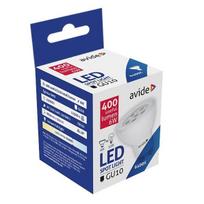 LED lempa AVIDE At-6708, 6W (=52W), GU10, CW, 6400K, 220-240V, 38°, Spot NBA Alu+Plastic, 460 lm, 25