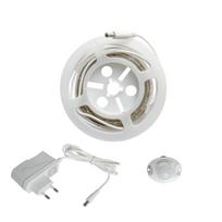 LED juosta DPM Cda1, 120 cm, 2,5 W, IP20, 3000 K, AC 230 V, DC 12 V, 250 lm, su judesio davikliu, re