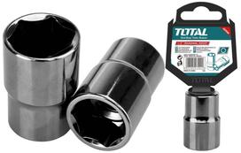 Šešiakampė galvutė TOTAL, CR-V(50BV30), 1/2", 27 mm, ilgis 38 mm, THTST12271