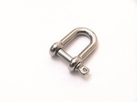 Apkaba POSAMO VAUKA, 6mm, D formos, nerūdijantis plienas AISI 316