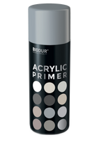 Aerozolinis gruntas BIODUR Acrylic, pilkas, 400ml