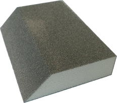 Kempinė šlifavimui CORTEX P100, 125x90x25 P100 AO smailiakampė