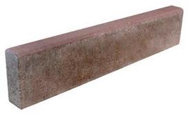 Vejos bordiūras BRIKERS VEJOS BORTAS 8, rudas, matmenys 1000 x 80 x 200 mm