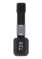 Smūginiai sukimo antgaliai BOSCH Impact T25, 25 vnt.