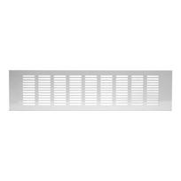 Ventiliacinės grotelės EUROPLAST RA1040, 100 x 400, aliuminės, baltos spalvos