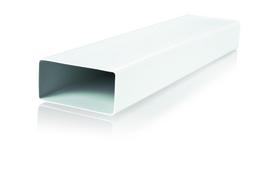 Ventiliacinis ortakis PLASTIVENT, 60 x 204, L-1 m, plastikinis, baltas, 8010
