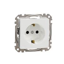 Kištukinis lizdas SCHNEIDER 10-1-Sdd111022, SEDNA Design, 1 vietos, įleidžiamas, su įž., su apsauga,
