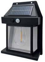 Lauko šviestuvas sieninis SUNLUX, su saulės elementais, su judesio davikliu, 170x80x110 mm, IP44, SA