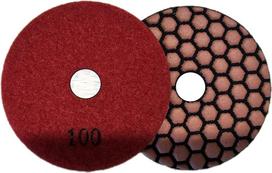 Deimantinis akmens poliravimo diskas DIA TOOLS, kibus, 100 mm, P100, sausam poliravimui