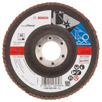 Žiedlapinis šlifavimo diskas BOSCH, D 115 mm, K 40, kampinis, 1 vnt.