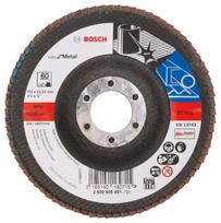 Žiedlapinis šlifavimo diskas BOSCH, D 115 mm, K 60, kampinis, 1 vnt.