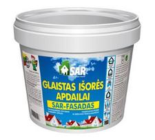 Glaistas SAR-FASADAS, išorei ir drėgnoms vidaus aplinkoms, 5 kg