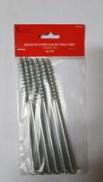 Sraigtas porėtam betonui Fibo, 8 x 170 mm, 6 vnt., TORX