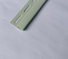 PVC užbaigimo profilis S 14 SIDING BOR, Ilgis 3,81 m,  šviesios žalios spalvos