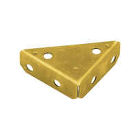 Dėžės sutvirtinimo kampas DOMAX, NS 75 75x75x20x2,0 mm, 8834