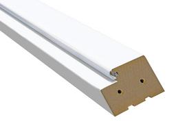 Laminuotų durų su užlaida stakta VOSTER, horizontali, spalva White, matmenys 744 x 90 x 44 mm, 1 vnt