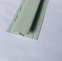 PVC sujungimo profilis S 18 SIDING BOR, Ilgis 3,81 m, šviesios žalios spalvos