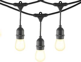 Lauko girlianda ORRO YJ002-E27-15, be lempučių 15vnt., 15 m, IP44