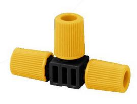 Micro-Drip laistymo sistemos jungtis HERVIN GARDEN+ HG-23333, T formos, 3 vnt., Ø4,6 mm, su srauto r