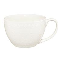 Puodelis AMBITION GALACTIC WHITE, porcelianinis, 450 ml, balta sp., ST