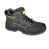 Darbo batai LAHTI PRO, S3 SRC, 42 dydis, juoda ir geltona spalva, oda NUBUK, CE