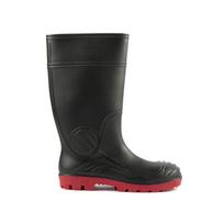 Guminiai batai SWAMPOK 140P, 45 dydis, aukštis apie 37-40 cm, juodi, raudonu padu, vyriški