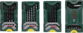 Grąžtų ir sukimo antgalių rinkinys BOSCH Mini-X-Line 3+1