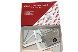 Spragtukas KURZEMES WC, ZŠČ 1D-2 Su rankena, baltos spalvos, 33006 200Z-35824/2-WC