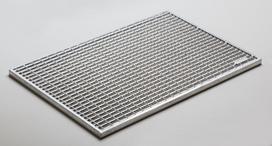 Grotelės ACO Vario 2.0, V profilių, 600 x 400 mm, cinkuoto plieno, 3003264
