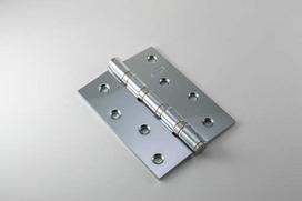 Durų vyris MP, MEN-100-U-FHP, 100 x 65 x 2,5 mm, universalūs, chromo spalvos