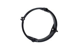 Montažinės dėžutės žiedas - paaukštinimas LIREGUS Mdp-12, 70 x 12 mm, b/sr., juodos spalvos