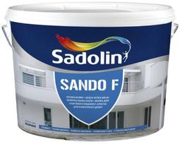 Mineralinių fasadų ir cokolių dažai SADOLIN Sando F, 1 l, BW bazė, balti, visiškai matiniai, vandeni