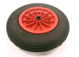 Karučio ratas HERVIN CONSTRUCTION WB6406, WB8029, 4,00-8, su plastikiniu disku, pripučiamas PLAST4.0
