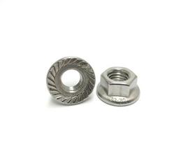 Veržlės su įpresuota poveržle PROFIX, ISO4161/DIN6923, M4, nerūd. plienas, 20 vnt.
