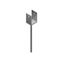 Kolonų atrama XIDO, U-tipo, 80-160x80x125mm, reguliuojama, 1 vnt