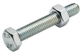 Varžtas LAMIDA, DIN933, 8 x 60 mm, su veržle DIN934 M8, cinkuoti, 6 kompl.