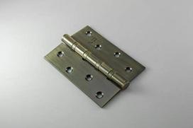 Durų vyris MP, MEN-100-U-FHP, 100 x 65 x 2,5 mm, universalūs, sendinto žalvario spalvos