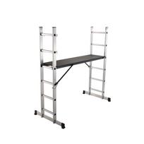 Pastolinės kopėčios HERVIN TOOLS, al. 2x8,160x43x224 cm, 150 kg, CL-PK28