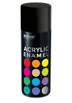 Aerozolinė emalė BIODUR Acrylic, RAL9005, juoda matinė, 400ml