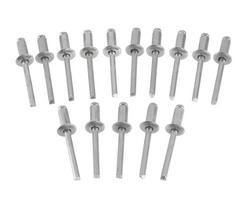 Aliuminės kniedės STANLEY, 5 x 6 mm, 15 vnt