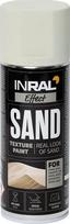 Aerozoliniai dekoratyviniai dažai INRAL Sand, 400ml, smėlinė, matinė
